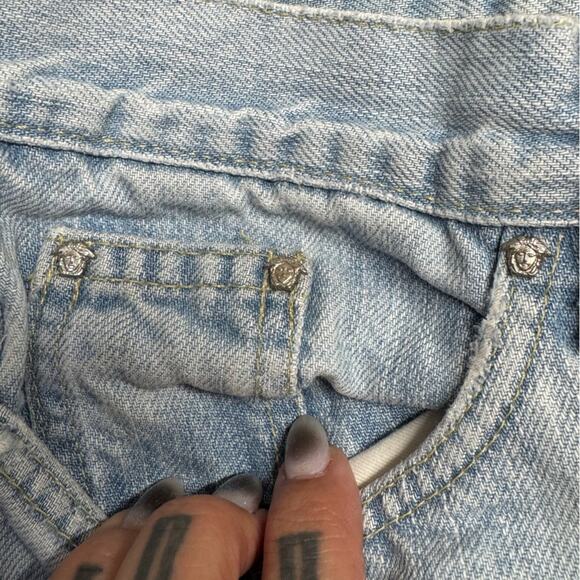 Versace Jeans Couture Light Wash Bootcut Denim size 28- excellent condition! - Picture 9 of 9